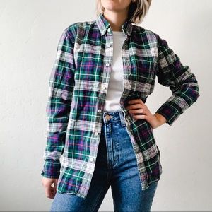 J.Crew Tartan Plaid Button Down